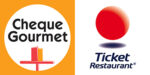 Aceptamos Cheque Gourmet y Ticket Restaurant