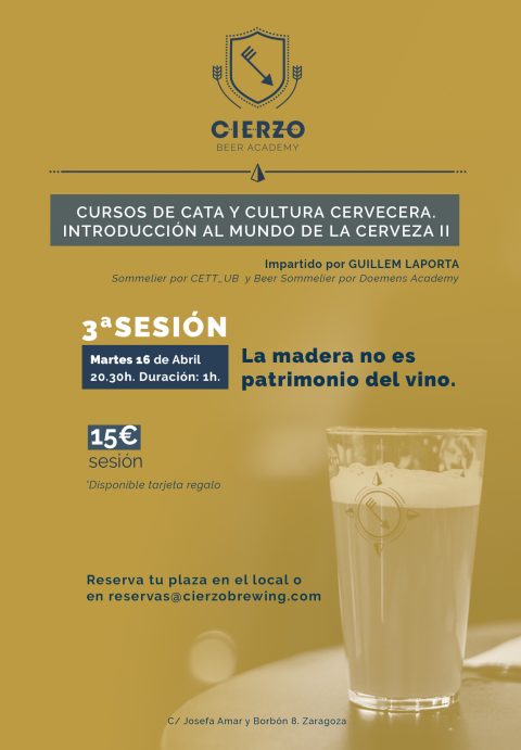curso cata cerveza zaragoza