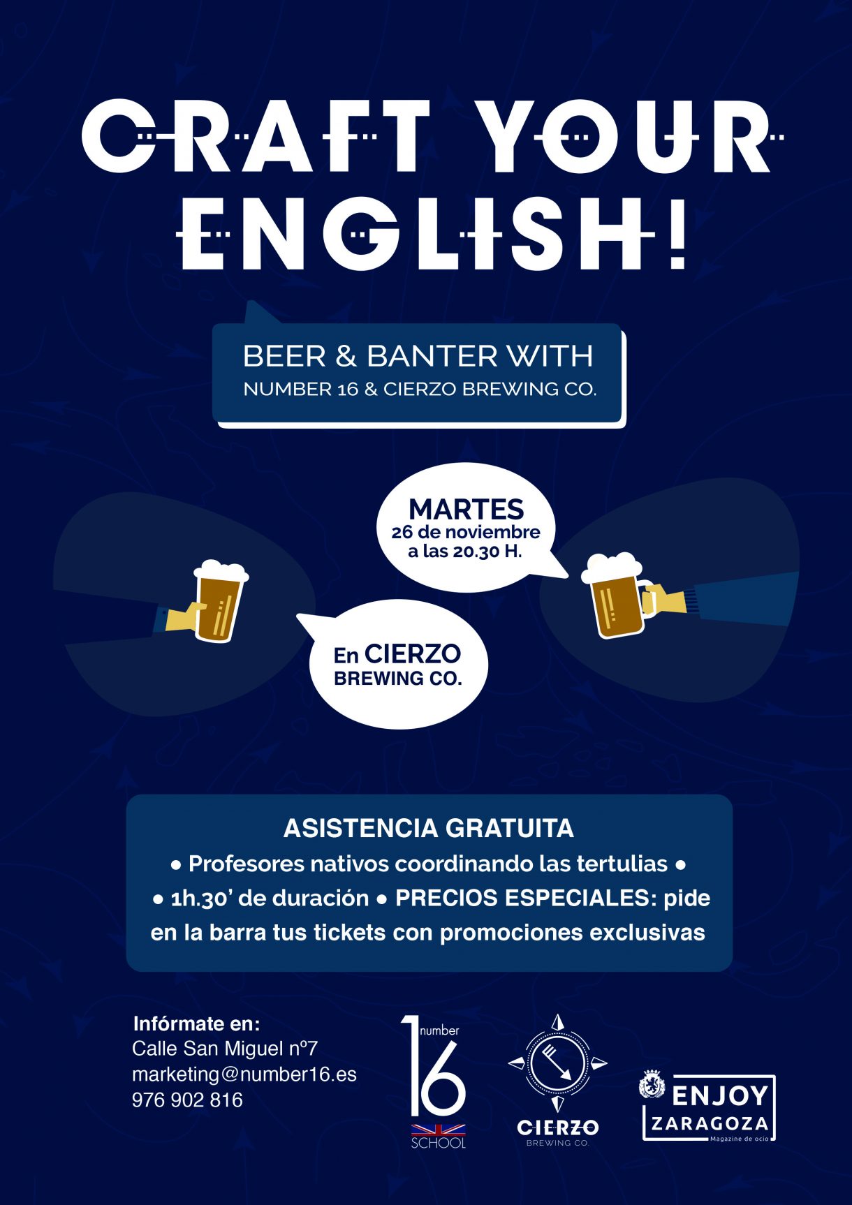 english tertulias aprender inglés zaragoza