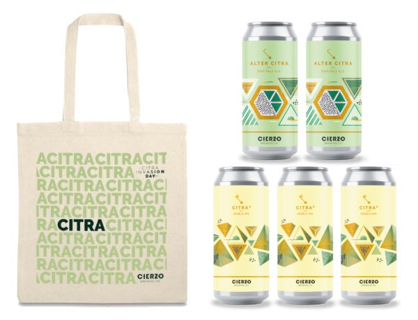 pack citra invasion cervezas tote bag