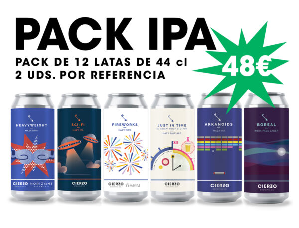 pack de cervezas artesanas IPA