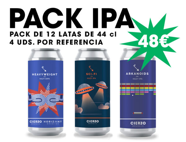 pack de cervezas artesanas IPA
