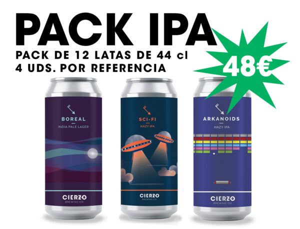 pack de cervezas artesanas IPA