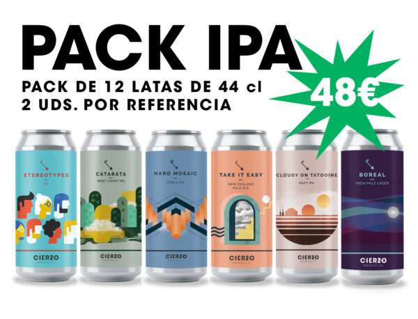 pack de cervezas artesanas IPA