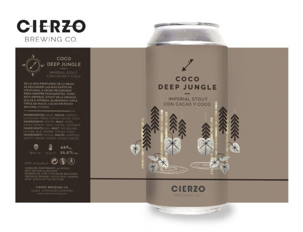 Cierzo Coco Deep Jungle
(Pack de 12 latas) - Cierzo Brewing