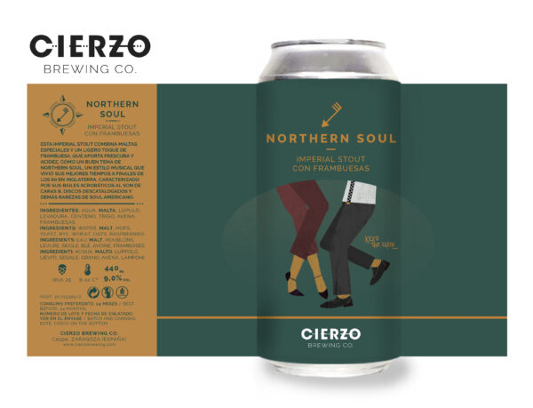 Cierzo Northern Soul
(Pack de 12 latas) - Cierzo Brewing