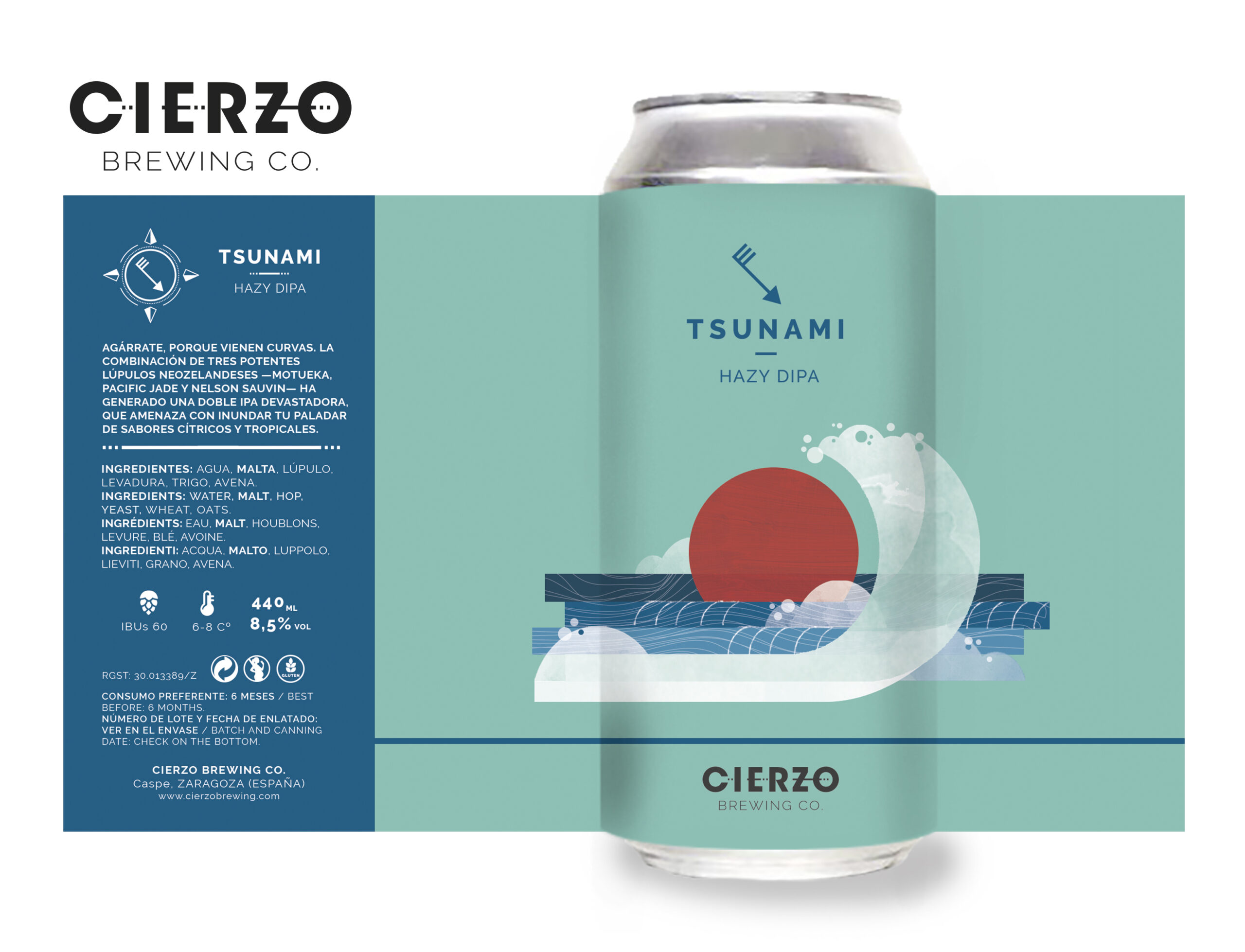 tsunami hazy dipa cerveza zaragoza