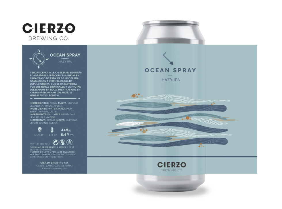 ocean spray ipa cerveza zaragoza