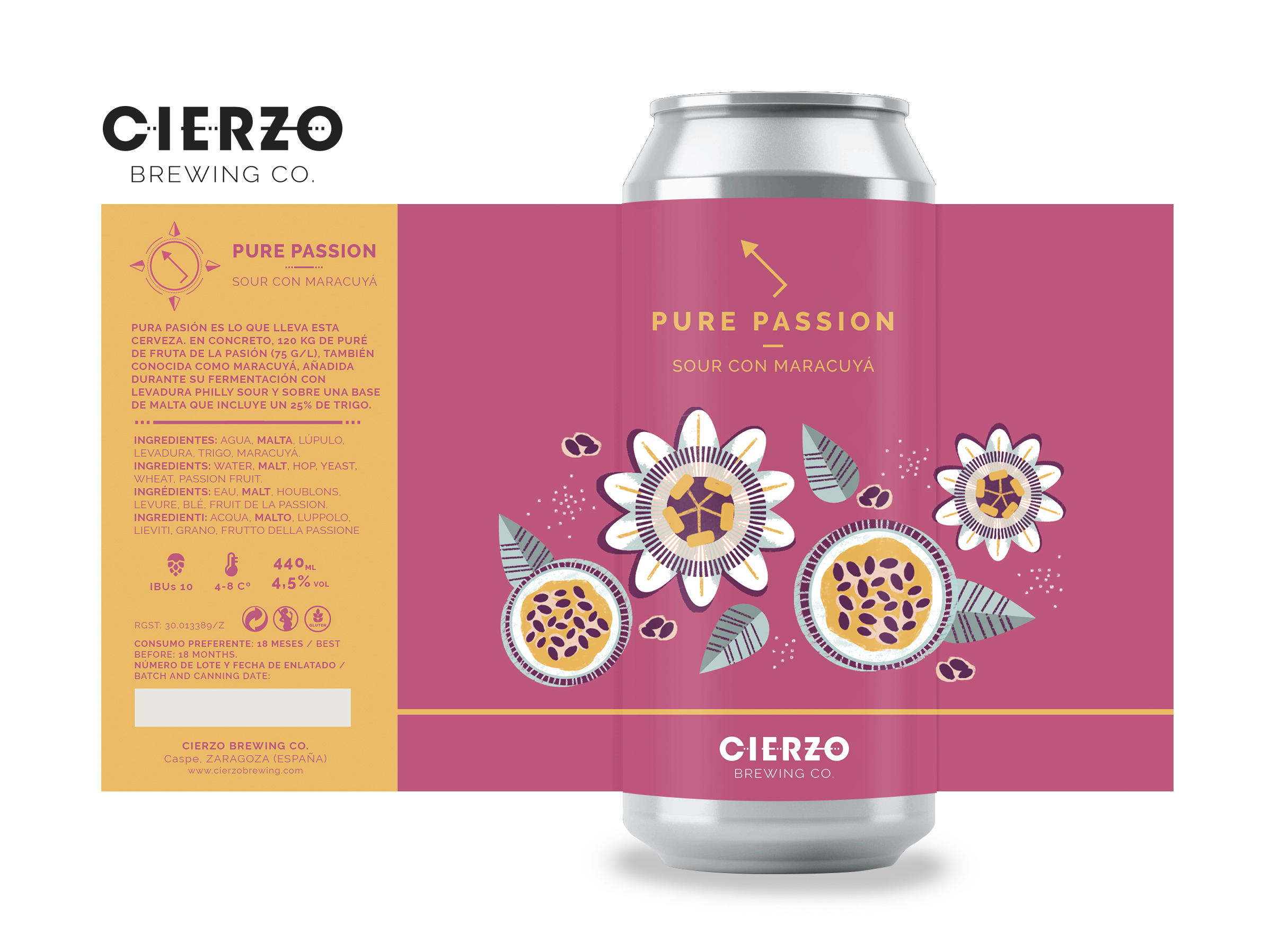 pure passion sour maracuyá cerveza zaragoza
