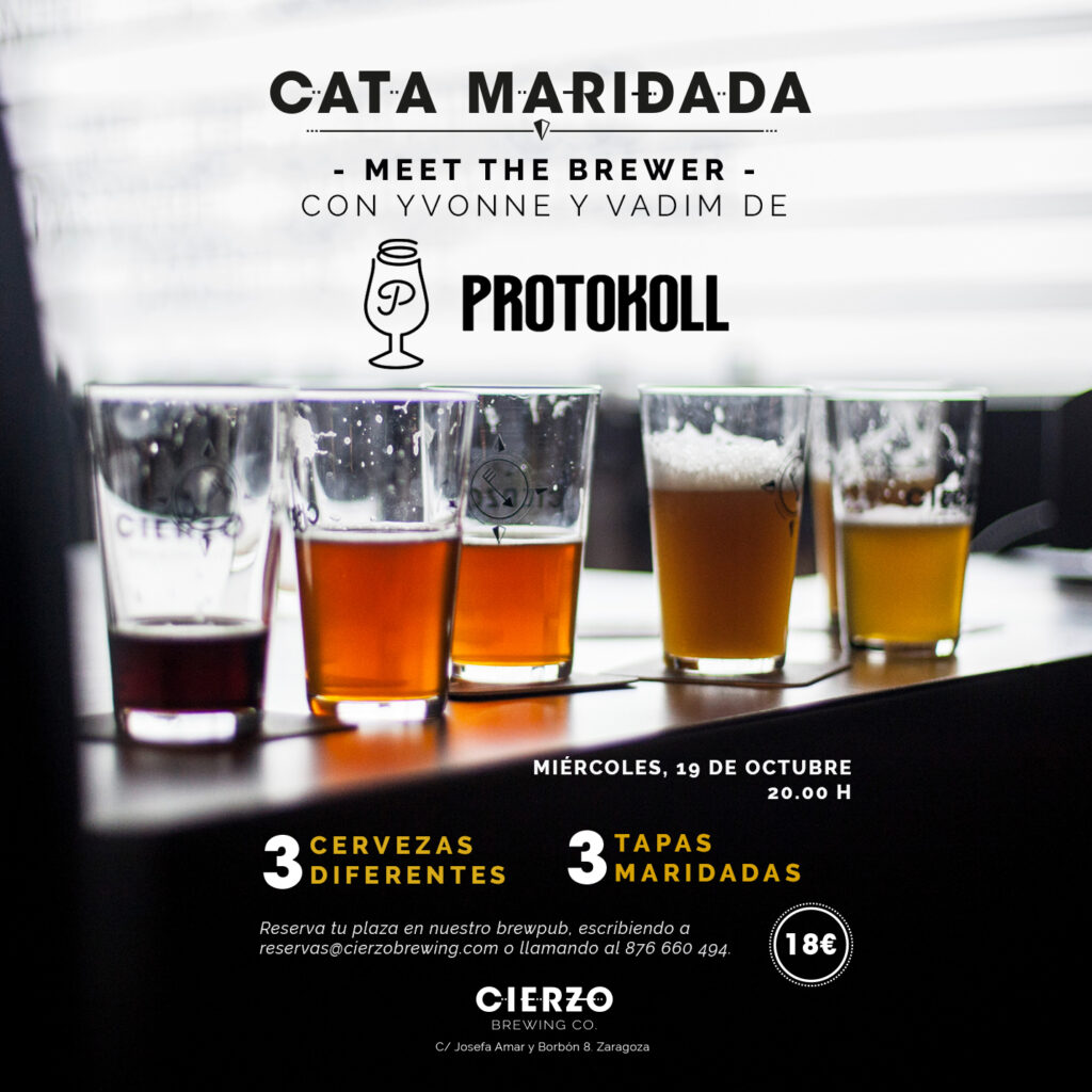 cata cerveza protokoll zaragoza