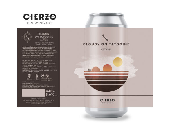 Cierzo Cloudy on Tatooine (Pack de 12 latas) - Cierzo Brewing