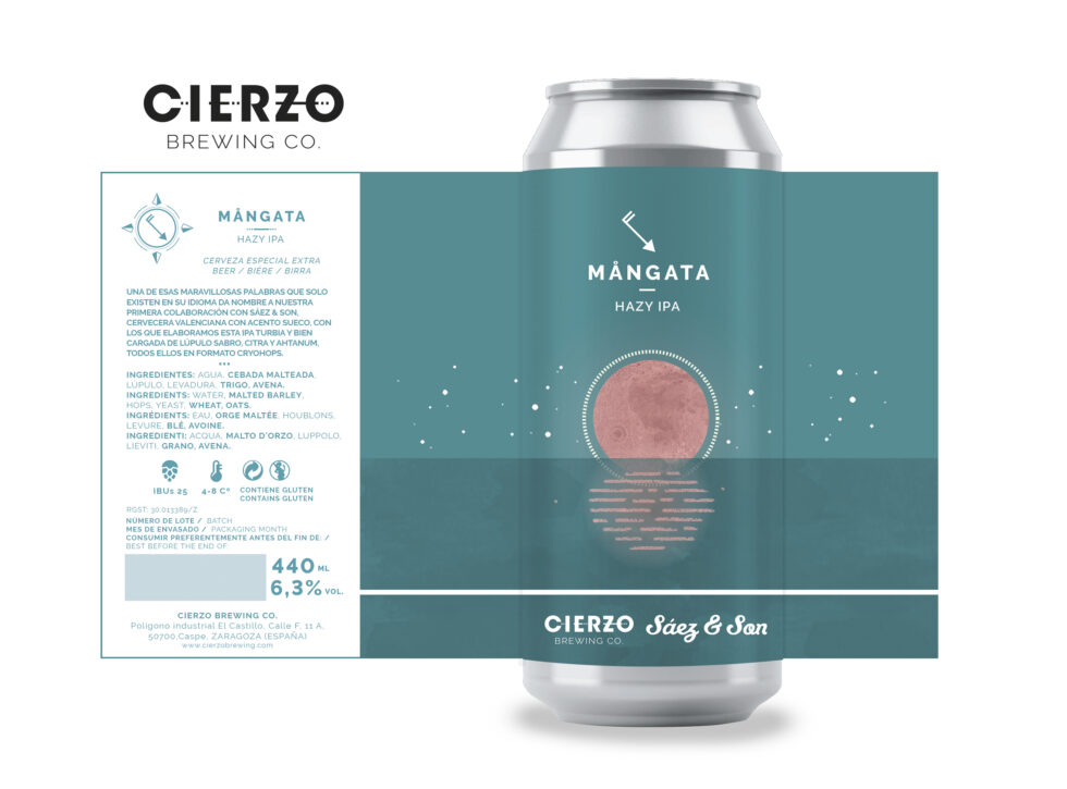cerveza Mangata hazy ipa Zaragoza