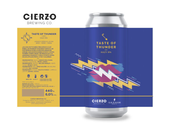 taste of thunder cerveza ipa garage zaragoza