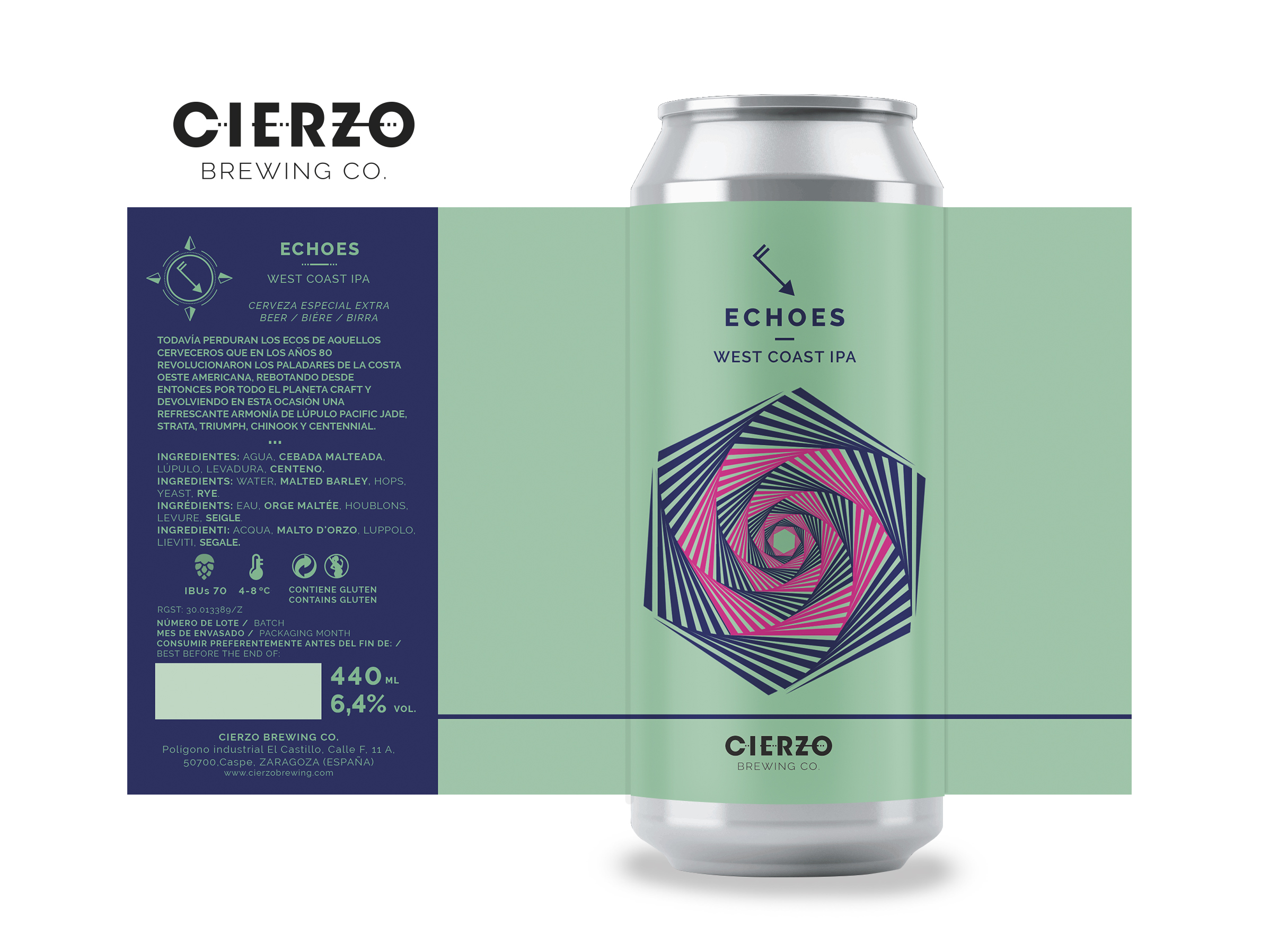 echoes cerveza ipa zaragoza