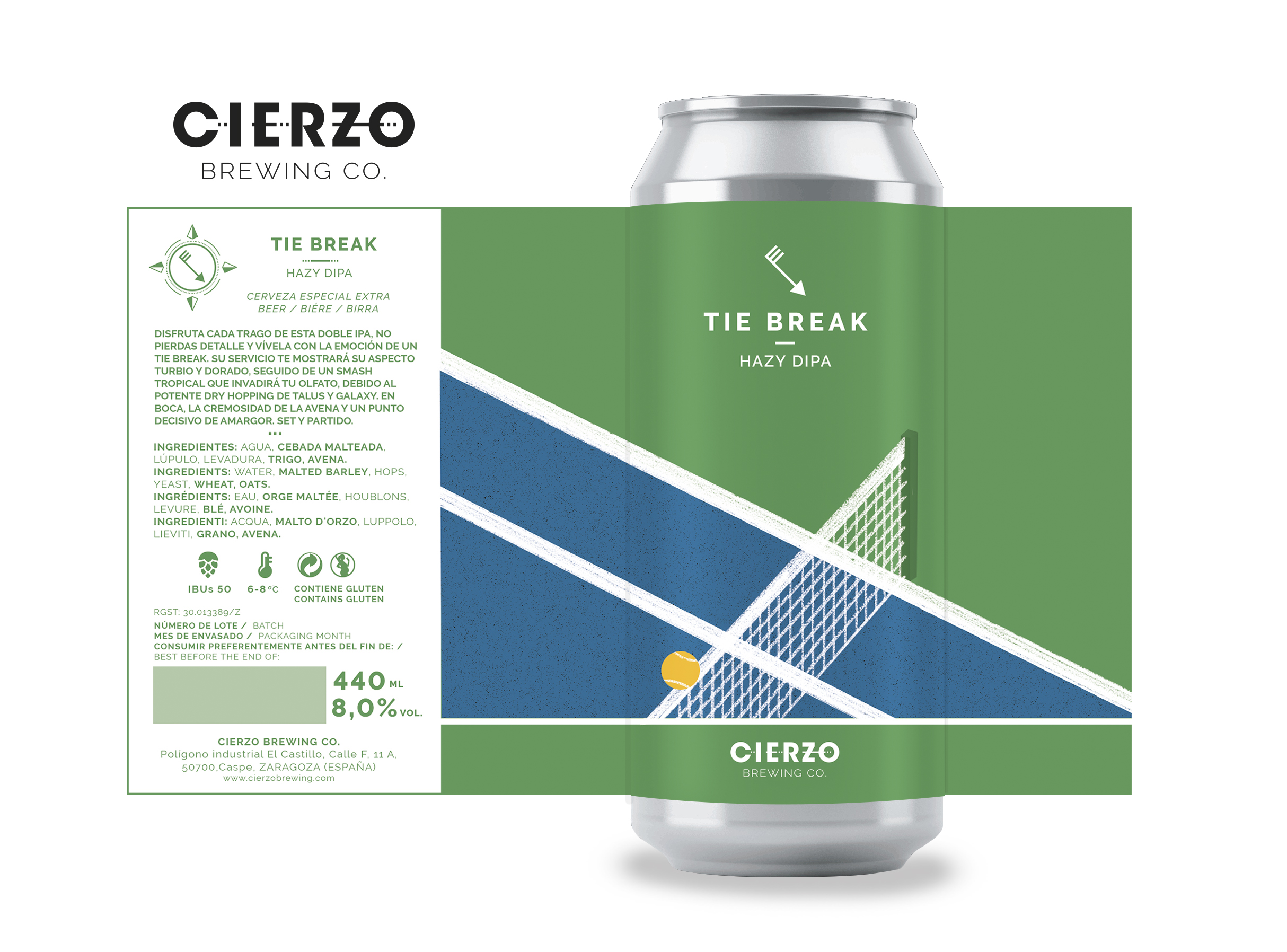 tie break cerveza ipa zaragoza