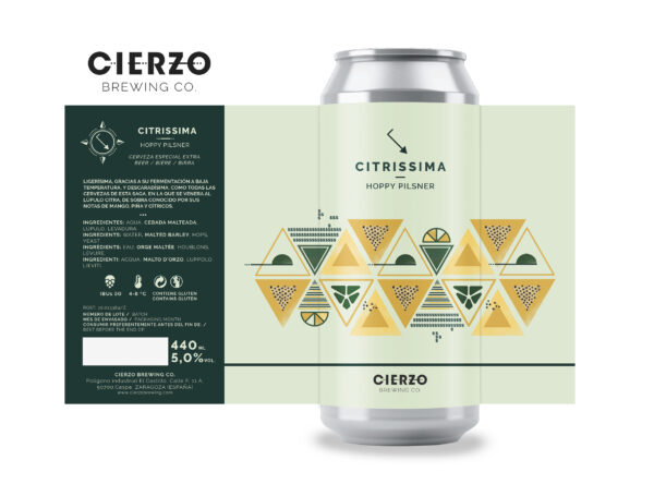 Cierzo Citrissima (Pack de 12 latas) - Cierzo Brewing