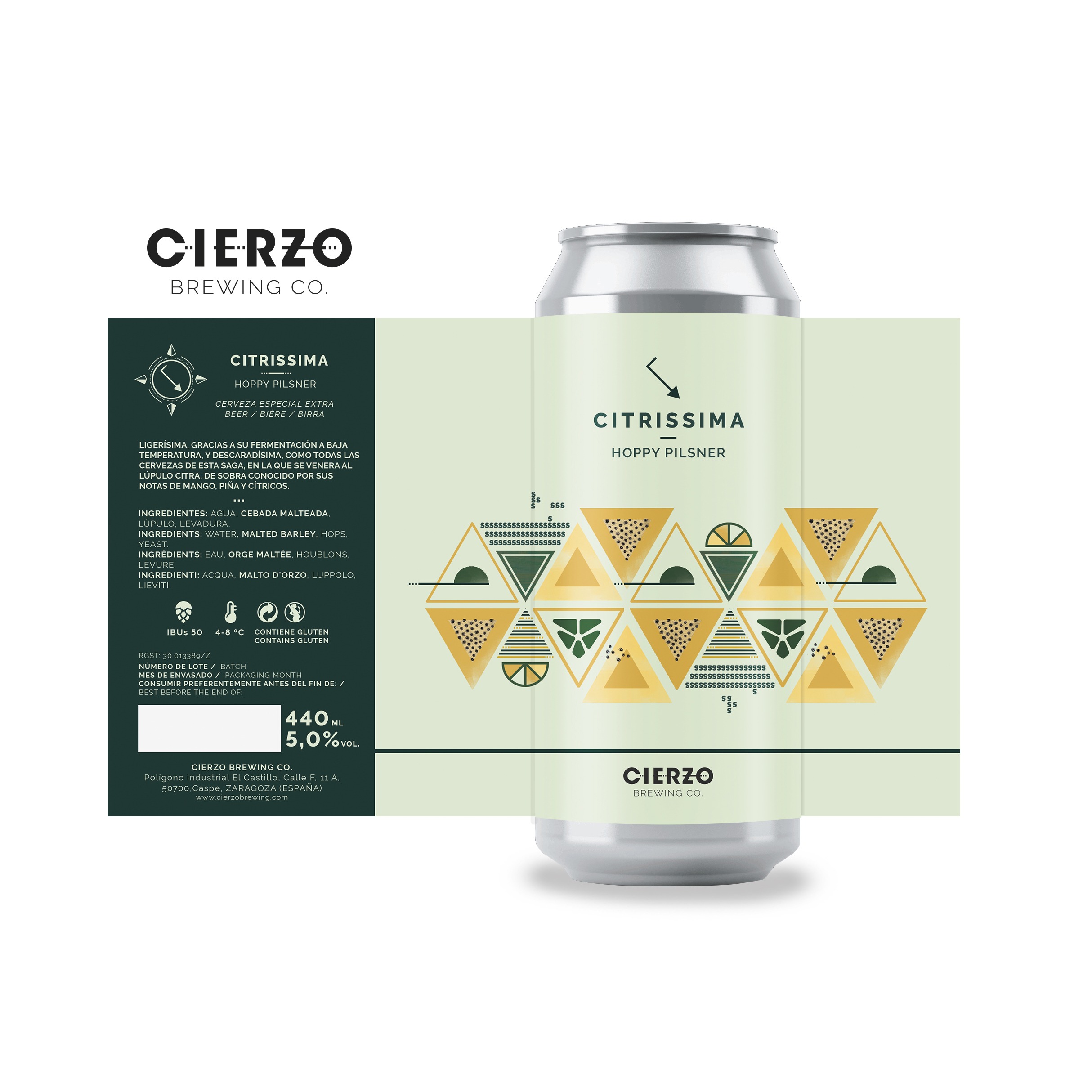 citrissima cerveza pilsner zaragoza