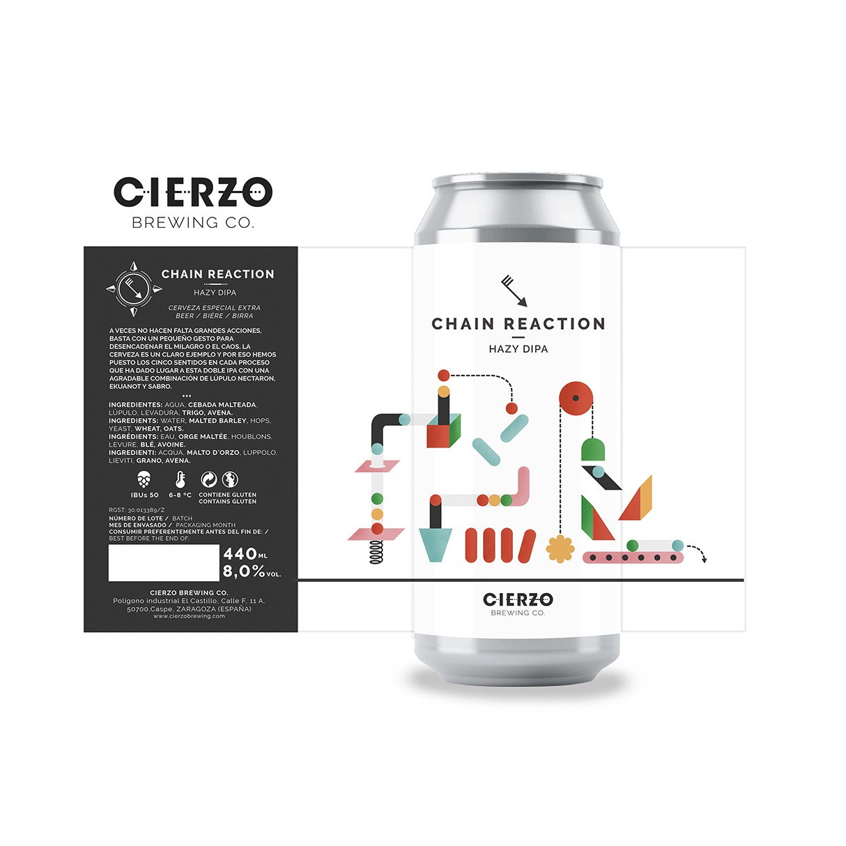 chain reaction cerveza ipa zaragoza