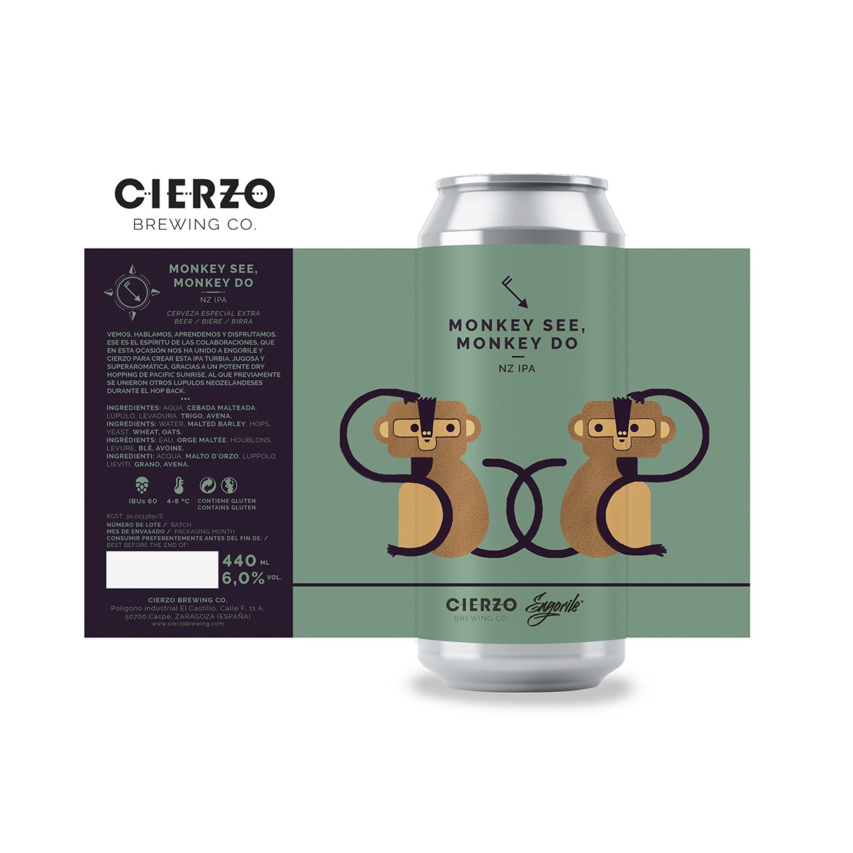 monkey see monkey do cerveza ipa zaragoza