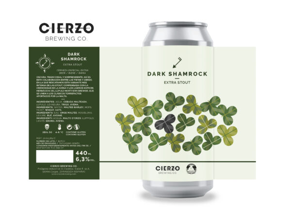 dark shamrock stout cerveza zaragoza