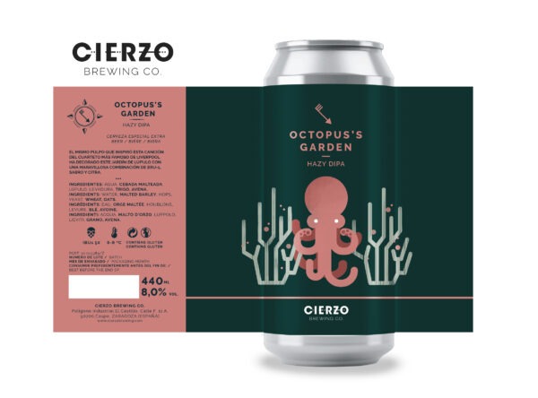 octopus garden cerveza ipa zaragoza